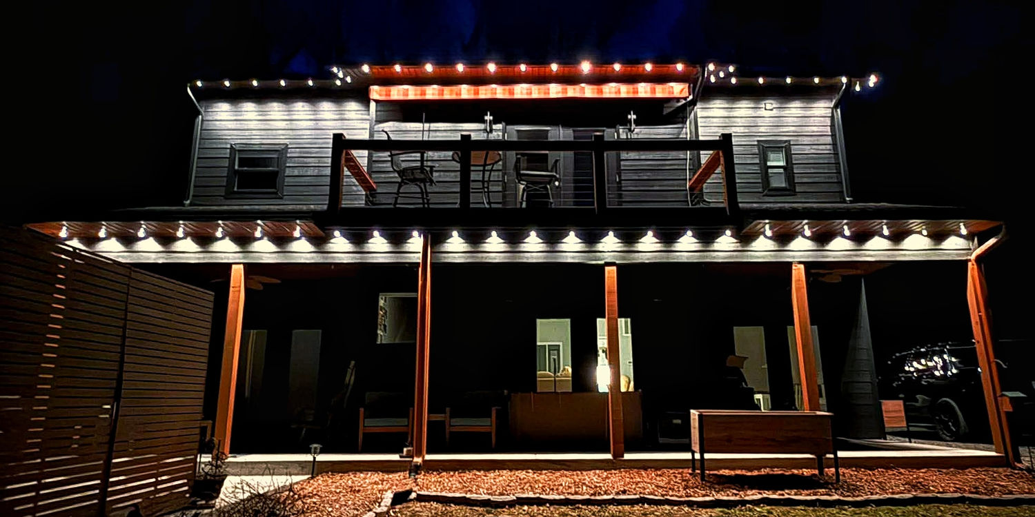 Roofline and covered patio lighting